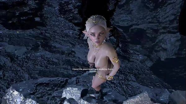 Sexy High Elf Has Sex in the Lake in POV