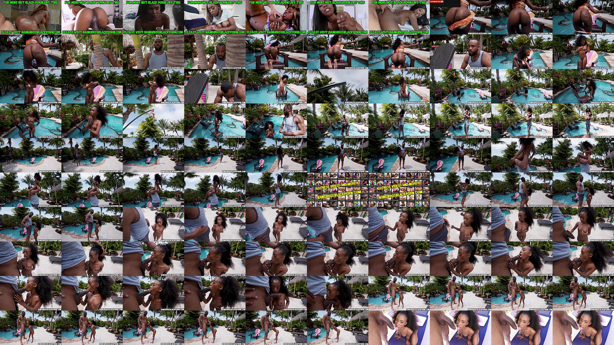 Tiny black woman gets a little help from a black giant - ebony porn 预览图