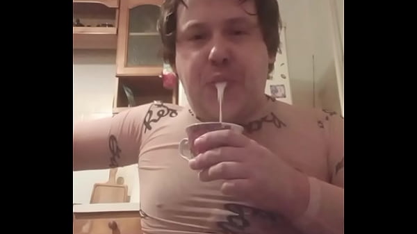 Download Video - New Video&colon; guy in stockings masturbates&comma; shakes his delicious ass&comma; produces a lot of cum&comma;eats cum and pours cum on his face&excl;