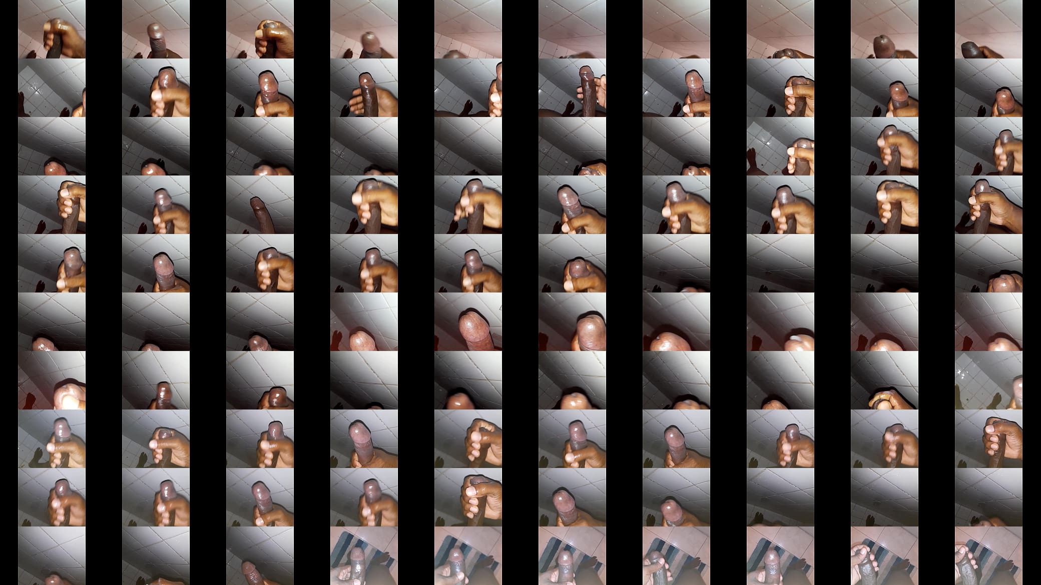 Blackguy jerking off.. 6 loads of cumshot 预览图