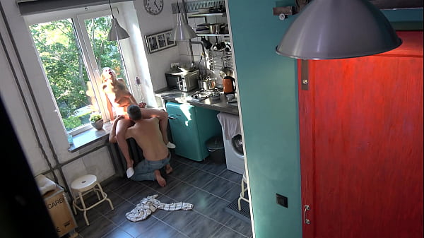 The kitchen is a good place for a step daughter to suck her step dad's dick - (Ellison Sun)