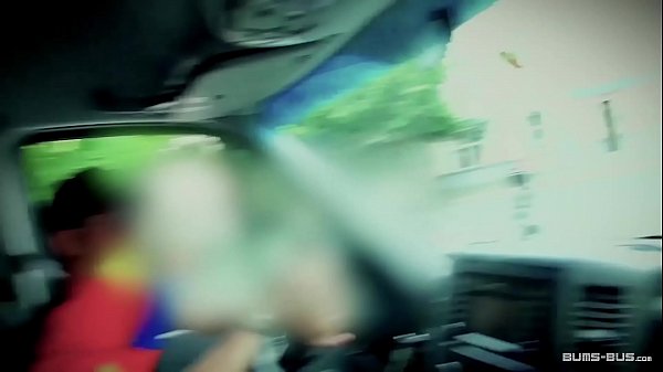 BUMS BUS - German redhead babe Anny Aurora gets banged and cummed on in bus