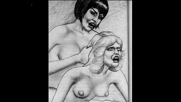 Admire black and white cartoon porn with women suffering sexy bondage