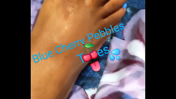 Beautiful Blue Cherry Pebble toes you love to teast.