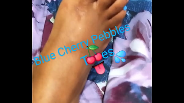 Beautiful Blue Cherry Pebble toes you love to teast.