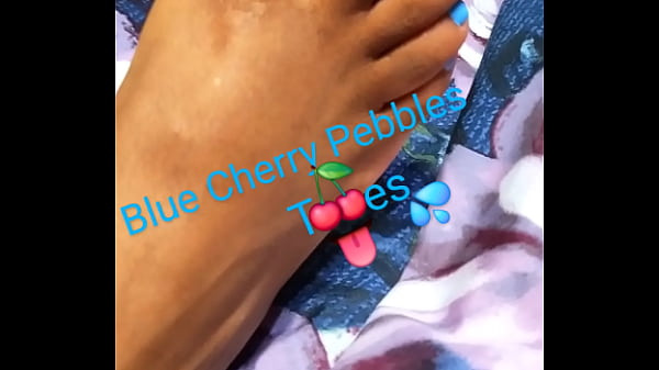 Beautiful Blue Cherry Pebble toes you love to teast.
