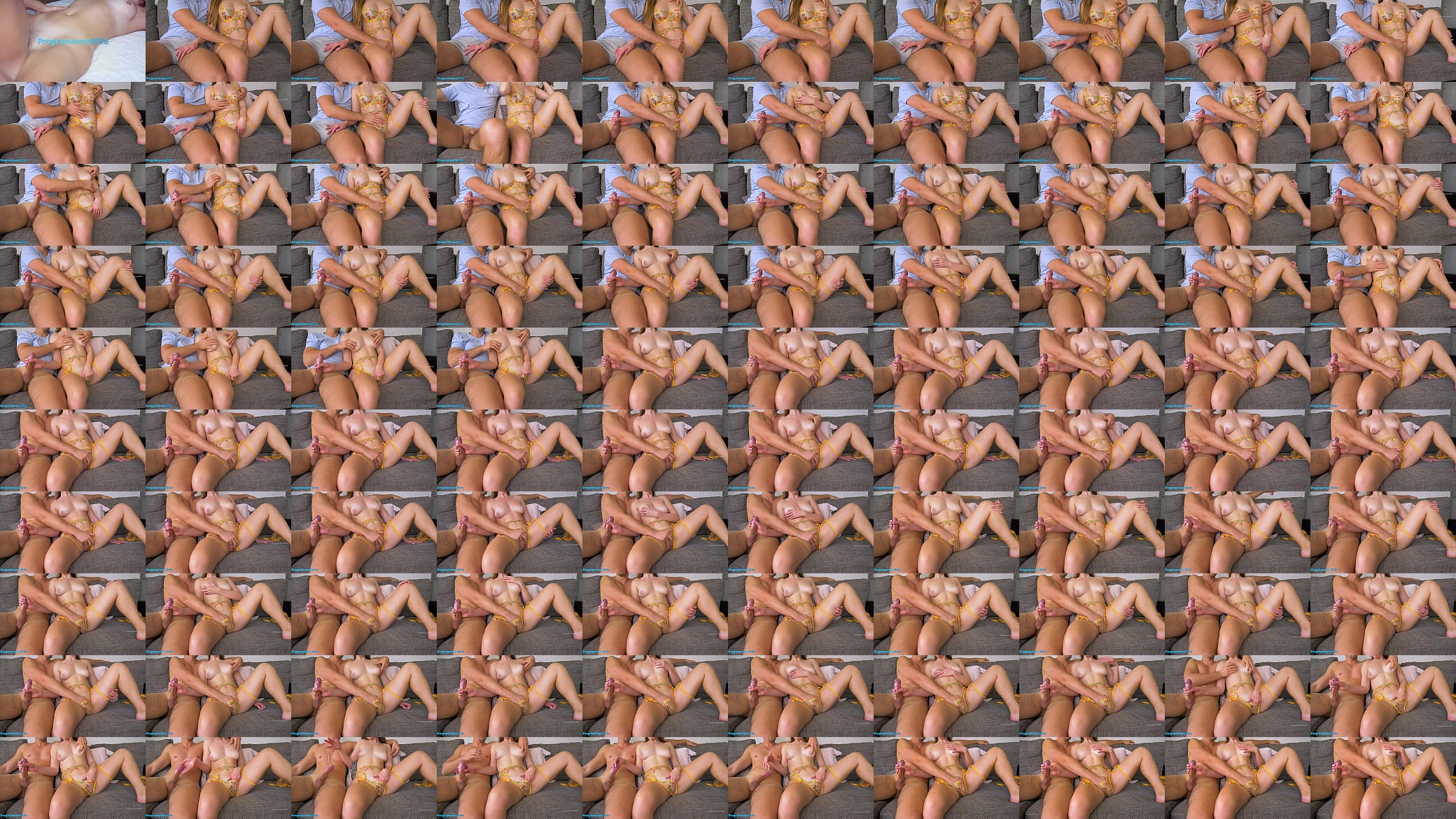 Beauty with bouncing tits had orgasm during mutual masturbation until cumshot, sexy bouncing tits - ProgrammersWife 预览图