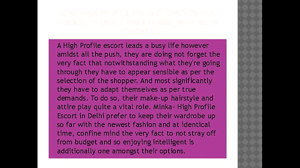 Step by step instructions to pick the right High Profile in Delhi