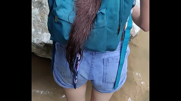 She gives me the ass in the forest part 1