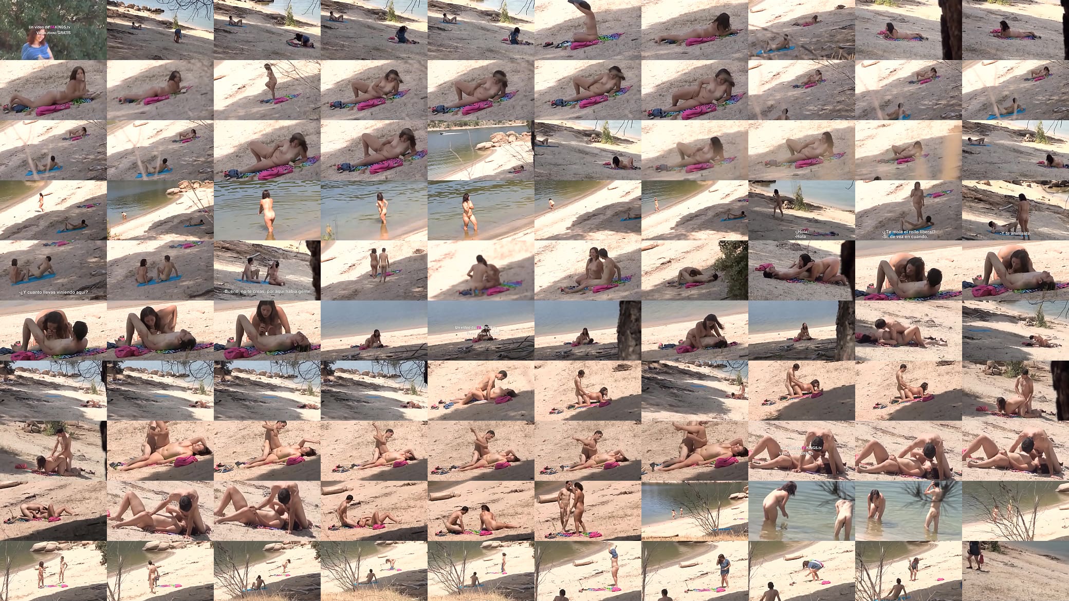 Bold naked teen picks up dudes by the lake 预览图