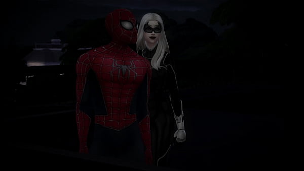 SPIDER MAN FUCKING BLACK CAT