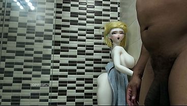 Anime sex doll on feet doggystyle fuck BBC