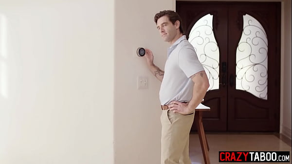 Big cock AC repairman Ken Feels fucked hard hot big ass MILF Bella Rolland