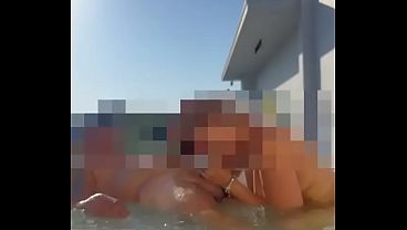 Wife with a big butt at the spa