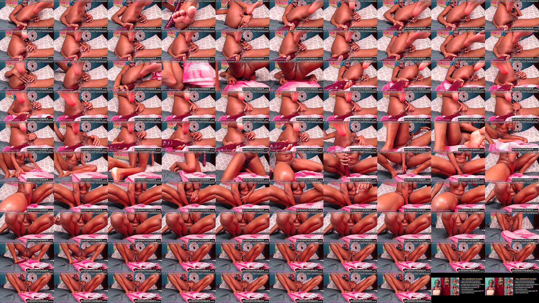 A Busty Young Black Webcam Babe Inserting A Massive Toy Deep Inside Her Tight Asshole Closeup, Cute Bitch Sheisnovember Bubble Butt Painfully Stuffed While Her Large Natural Boobs And Nipples Bounce With Pussy Exposed on Msnovember 预览图