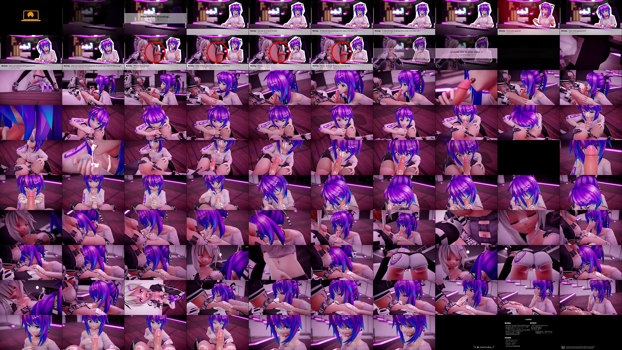 projekt melody a.i. vtuber sucks her first futa dick 预览图