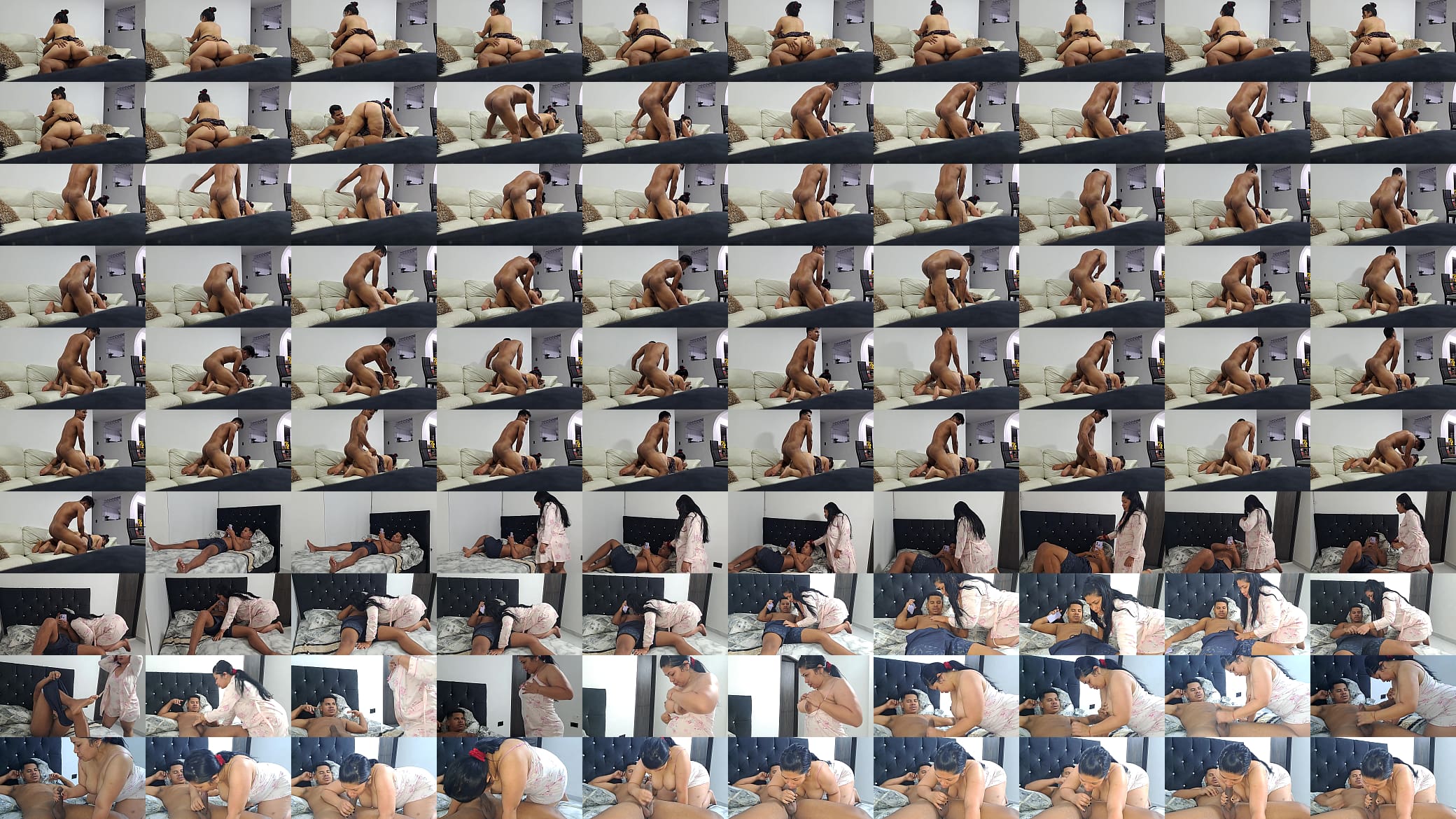 Stepmother enjoys on top of her stepson&#039;s cock 预览图
