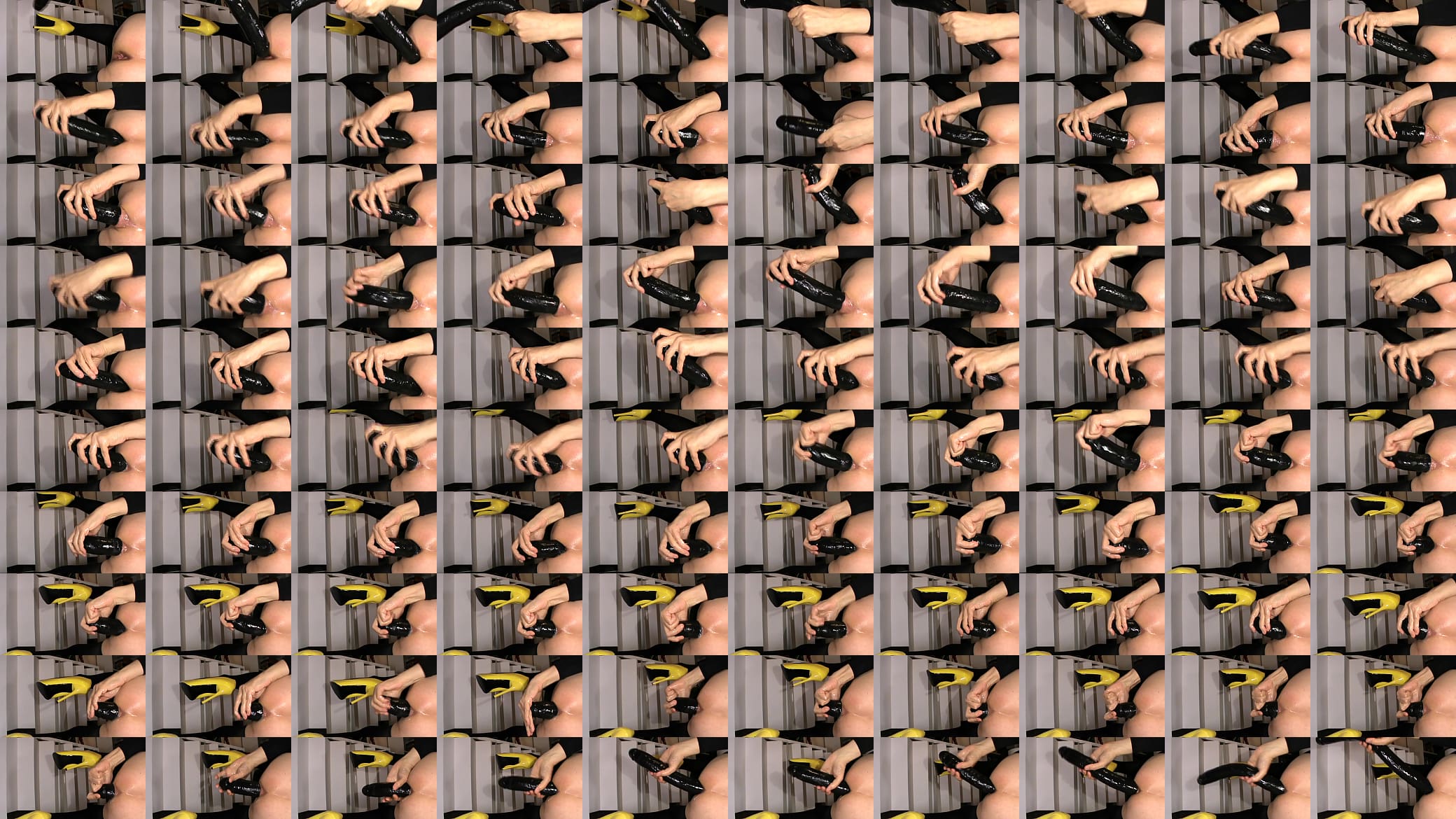 Grosso e lungo dildo anale doppio o 预览图