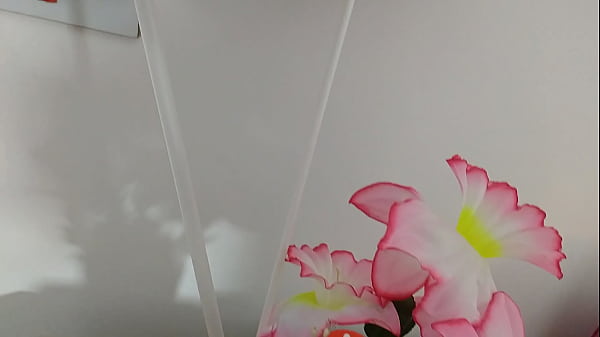 my husband let me seduce him with a sexy lingerie and we made double vaginal with toy and his cock