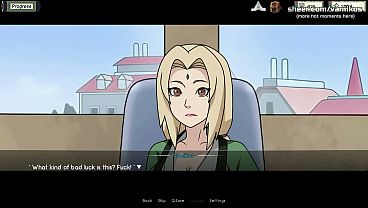 Naruto: Kunoichi Trainer | Blonde MILF Tsunade With Big Boobs Face Fuck Deepthroat, Pussy Sex And Hot Anal Fucking With Creampie | Naruto Anime Hentai Porn Game