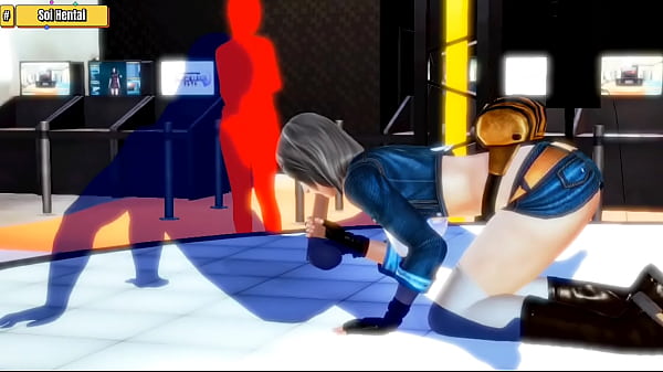 Hentai 3d- Sexy beauty girl and the computer ghost