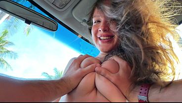 I hitchhike and fuck strangers. , deep throat, huge cumshot