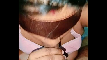 Desi bhabhi face fucking video with cumshot in mouth surprise video with clear Hindi voice