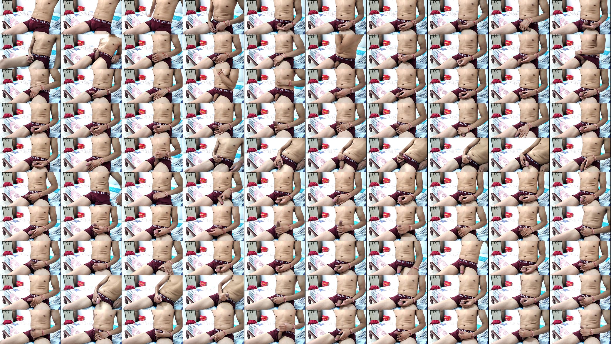 man masturbates his big cock without finishing 预览图