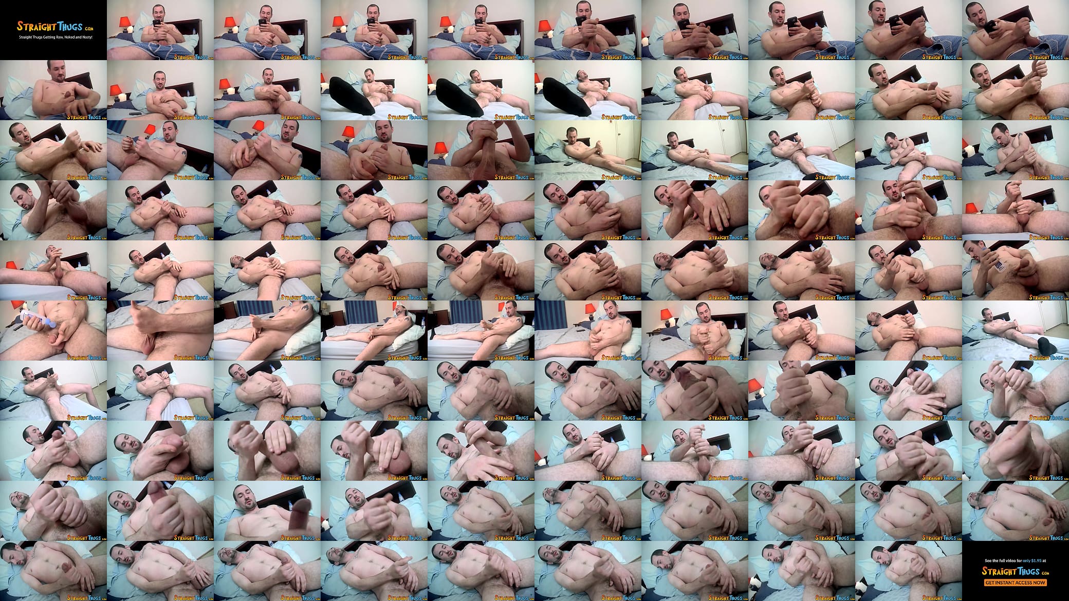 Hunk Paradox pleasures his big meaty cock til his cum gushes out 预览图