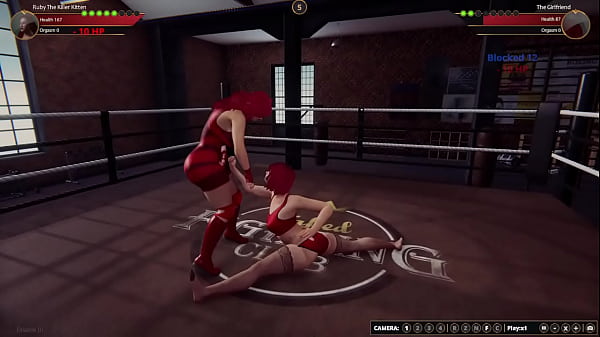 Ruby The K Kitten VS The Girlfriend (Naked Fighter 3D)