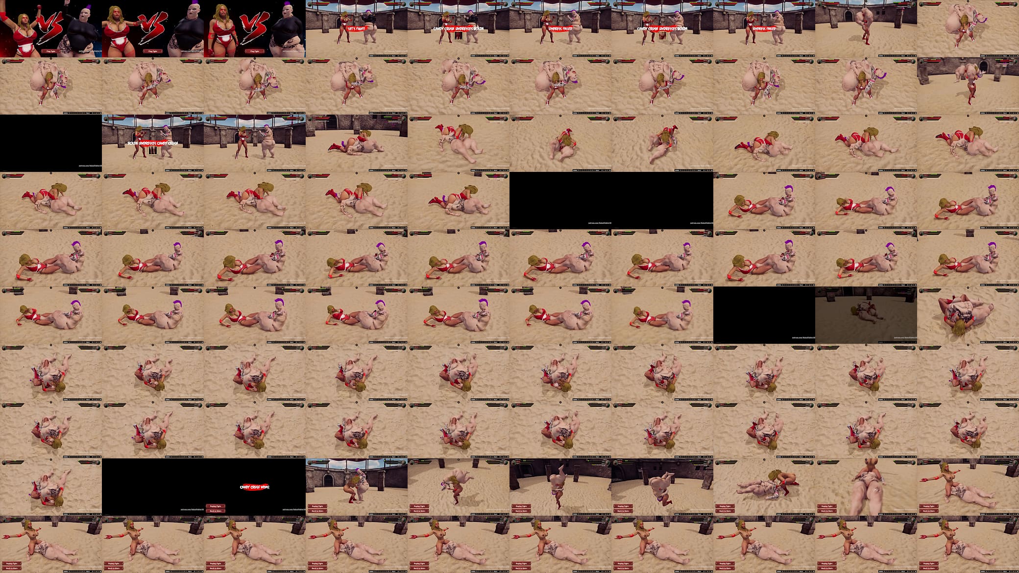 Candy Crush VS BOLDA (Naked Fighter 3D) 预览图