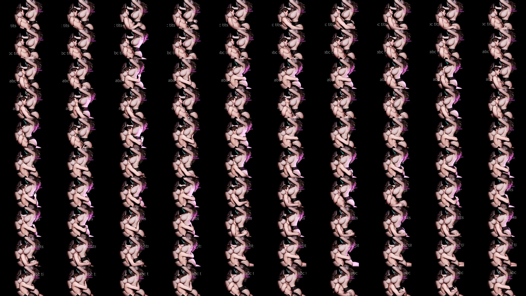 Twin 2B Harem Sex 预览图