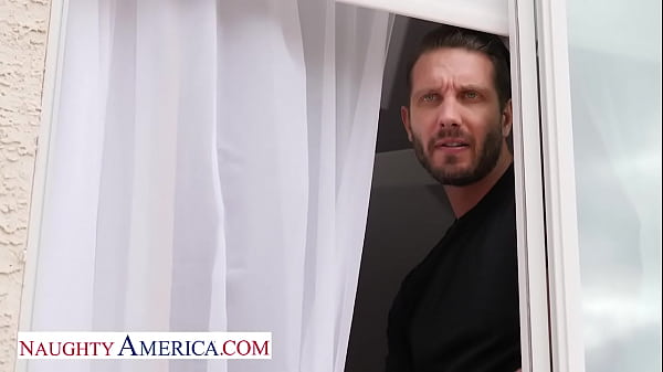 Naughty America - Angel Youngs flirts and fucks her neighbor