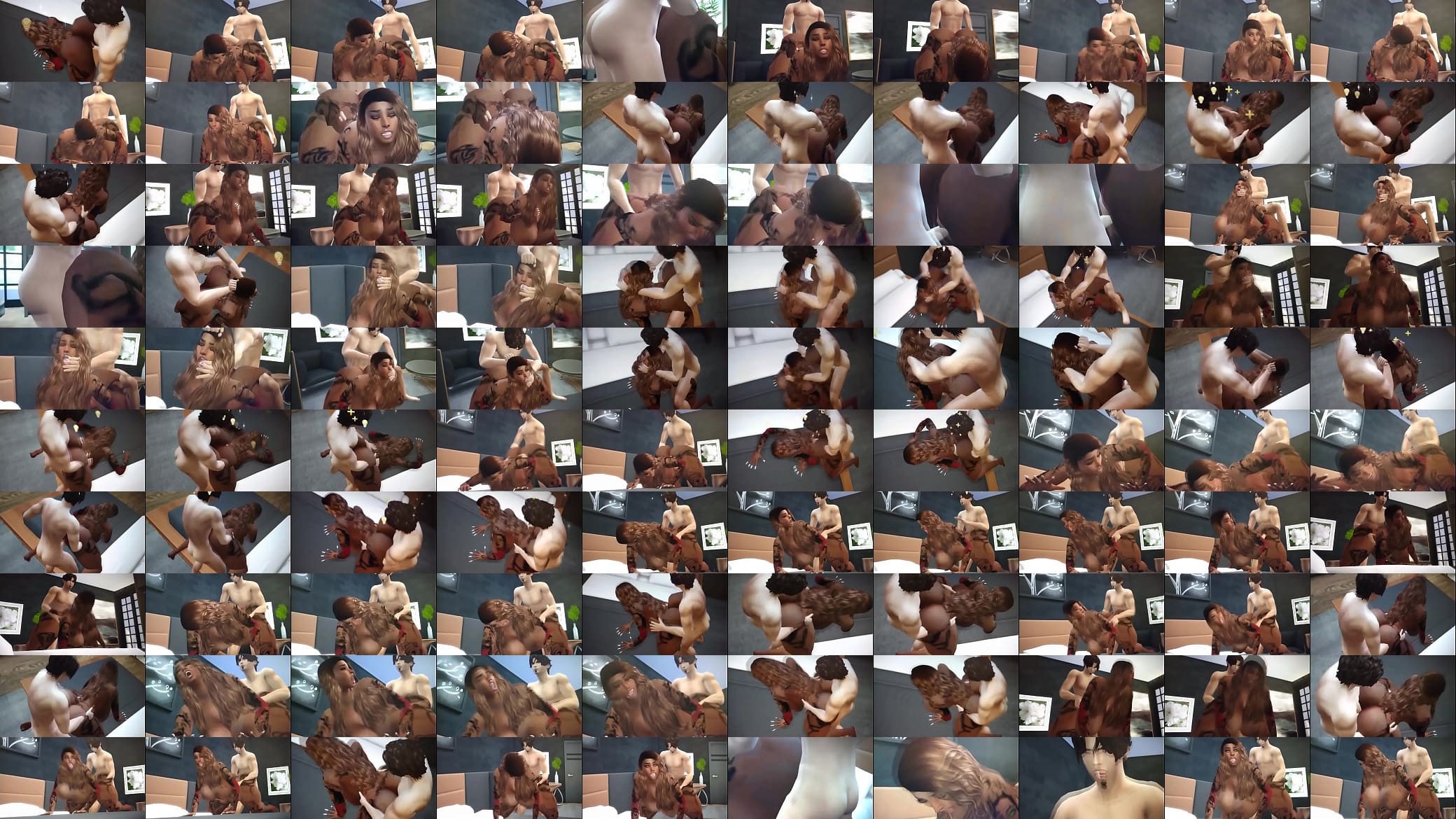 The hot x Sims 4  Amanda gets her ass destroyed final doggstile animation SFM 预览图