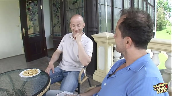 Threesome with double penetration for a sinister brunette maid Simona