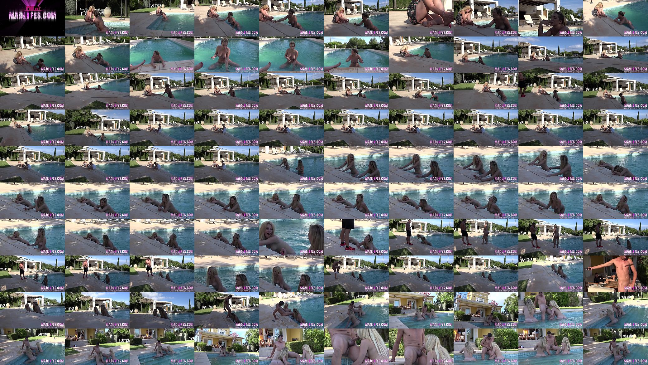 Poolside fun. Two girls, one guy! 预览图