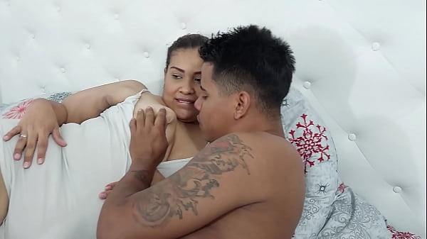 Brandy gets horny and wants her stepson to fuck her delicious pussy. Part 1