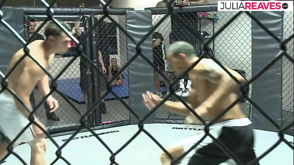 The winner of the cage fight immediately gets a fuck as a trophy