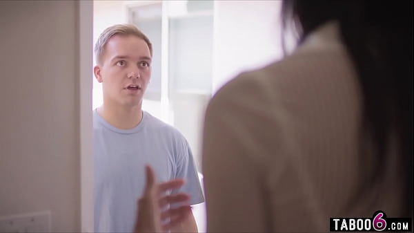 Reincarnated husband inside 18 yo guy visits his desperate MILF wife Reagan Foxx