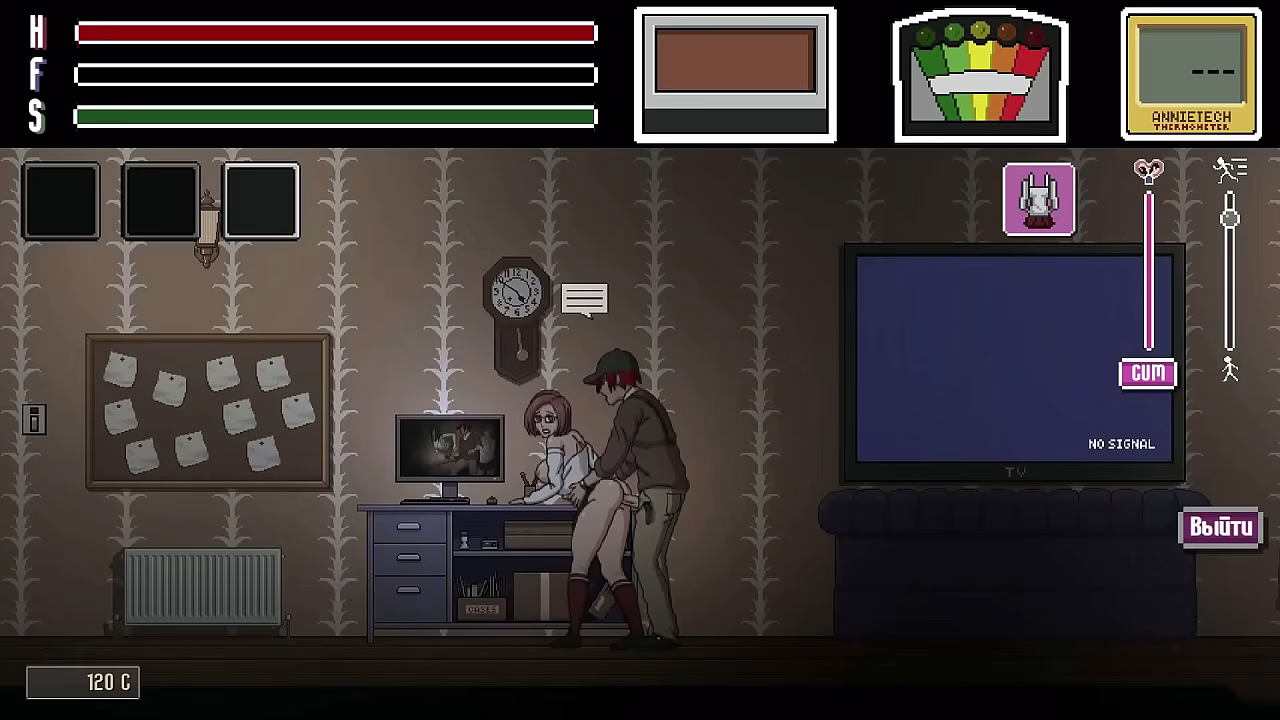 The assistant'_s anal was suddenly fucked. A hentai game with a ghost hunt.