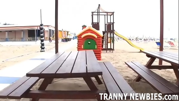 I lost my shemale virginity with two trannies