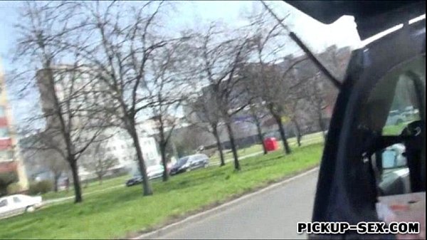 European delivery girl Liliane fucked by customer for money