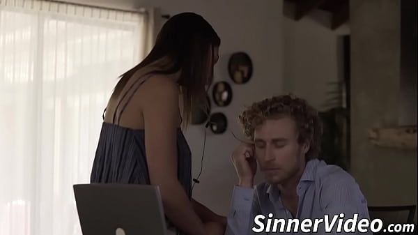 Brunette beauty knows how to please that rock hard pecker