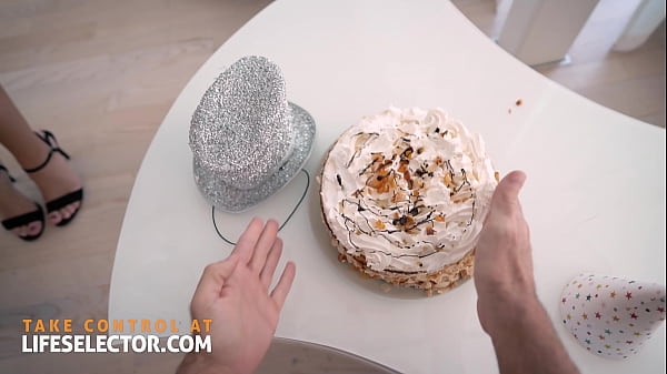 Download Video - Birthday fuck fantasy with three hot bitches