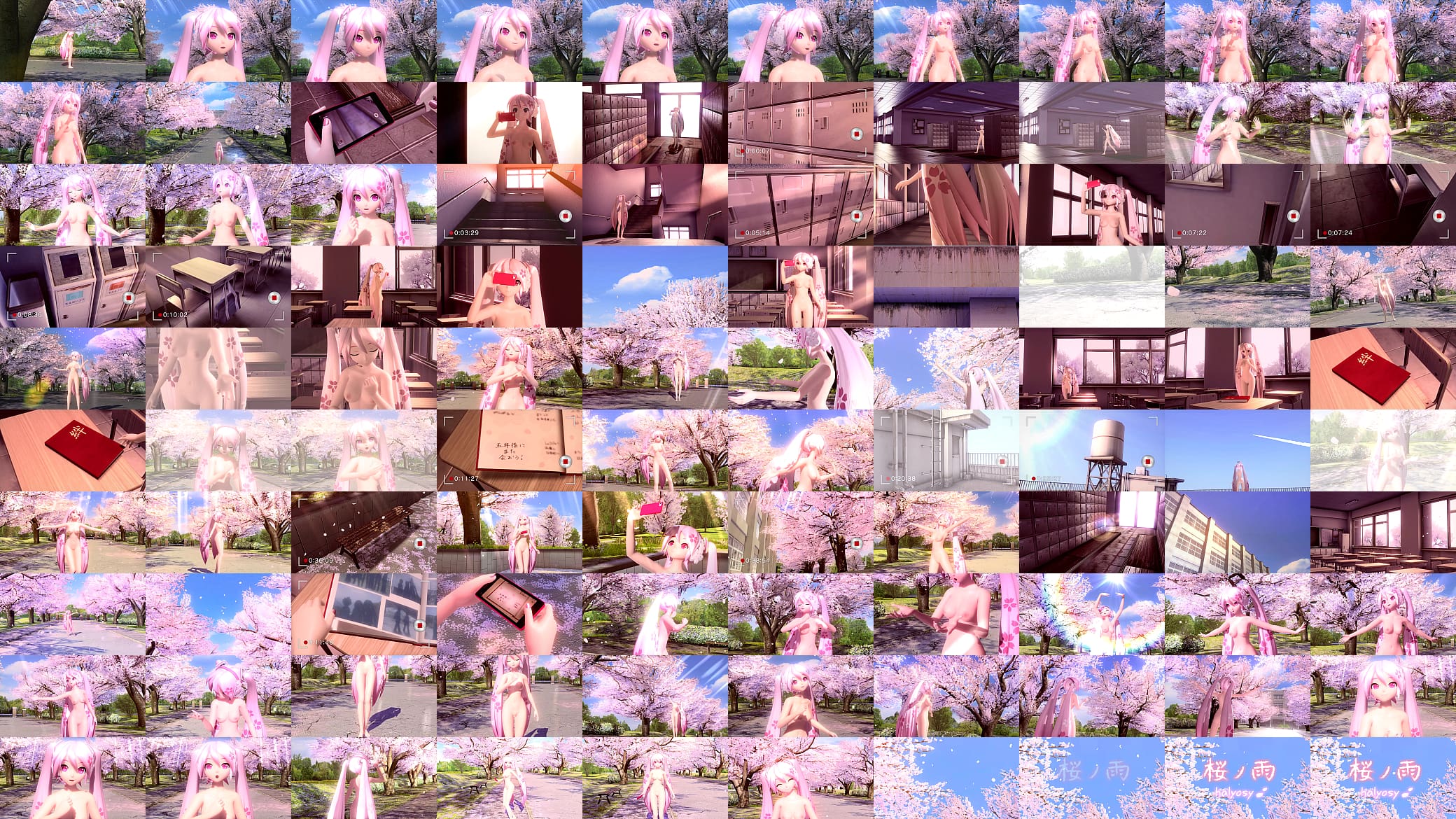 Hatsune Miku Sakura no Ame Project diva Nude Mod Full Nude 预览图