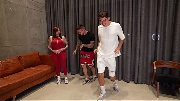 Threesome with Pornstar Devil Khloe and two Spanish brothers with big dicks