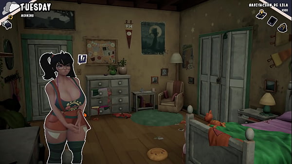 Nerdy Girl grabs my Cock for Fun