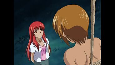 Hentai threesome sex with redheads