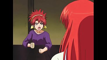 Hentai threesome sex with redheads
