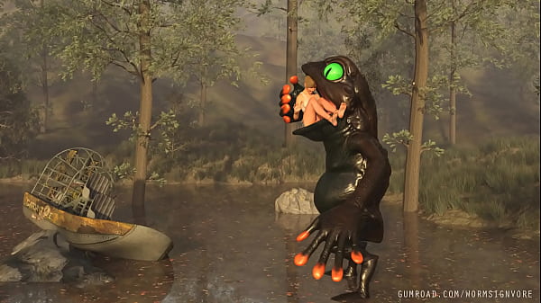 Vore Demon Frog Eats Swamp Girl